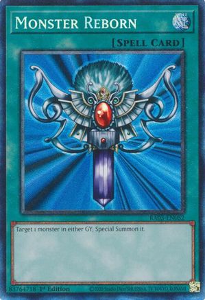 Monster Reborn (PCR) (RA03-EN052) - Quarter Century Bonanza 1st Edition - Premium Yugioh Single from Konami - Just $0.75! Shop now at Game Crave Tournament Store