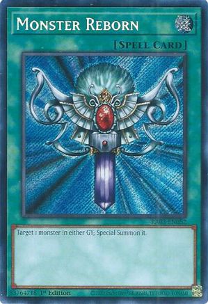 Monster Reborn (Secret Rare) (RA03-EN052) - Quarter Century Bonanza 1st Edition - Premium Yugioh Single from Konami - Just $0.34! Shop now at Game Crave Tournament Store
