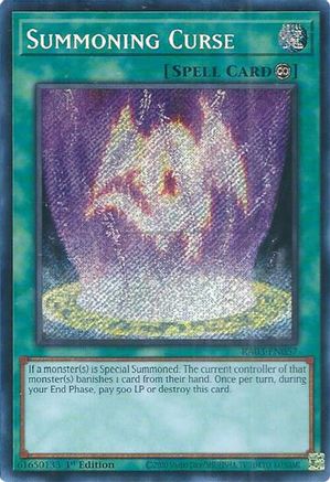 Summoning Curse (Secret Rare) (RA03-EN057) - Quarter Century Bonanza 1st Edition - Premium Yugioh Single from Konami - Just $0.26! Shop now at Game Crave Tournament Store