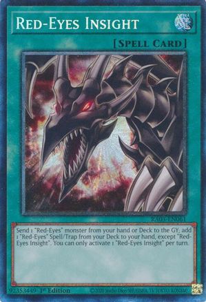 Red-Eyes Insight (PCR) (RA03-EN061) - Quarter Century Bonanza 1st Edition - Premium Yugioh Single from Konami - Just $0.42! Shop now at Game Crave Tournament Store