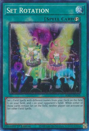 Set Rotation (PCR) (RA03-EN065) - Quarter Century Bonanza 1st Edition - Premium Yugioh Single from Konami - Just $0.31! Shop now at Game Crave Tournament Store