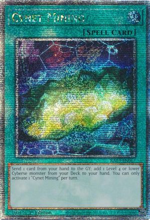 Cynet Mining (Quarter Century Secret Rare) (RA03-EN067) - Quarter Century Bonanza 1st Edition - Premium Yugioh Single from Konami - Just $11.07! Shop now at Game Crave Tournament Store