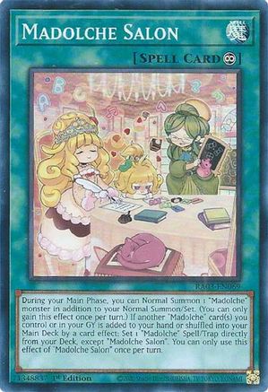 Madolche Salon (RA03-EN069) - Quarter Century Bonanza 1st Edition - Premium Yugioh Single from Konami - Just $0.25! Shop now at Game Crave Tournament Store