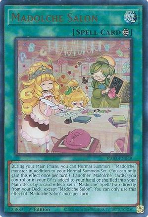 Madolche Salon (UR) (RA03-EN069) - Quarter Century Bonanza 1st Edition - Premium Yugioh Single from Konami - Just $0.25! Shop now at Game Crave Tournament Store