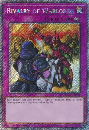 Rivalry of Warlords (Platinum Secret Rare) (RA03-EN075) - Quarter Century Bonanza 1st Edition - Premium Yugioh Single from Konami - Just $0.93! Shop now at Game Crave Tournament Store
