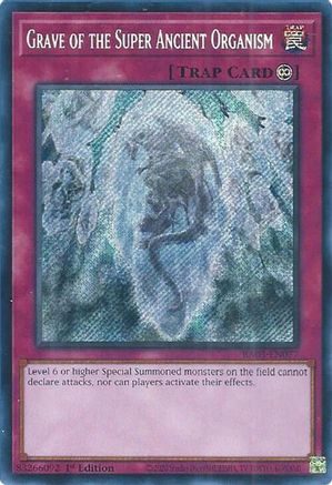 Grave of the Super Ancient Organism (Secret Rare) (RA03-EN077) - Quarter Century Bonanza 1st Edition - Premium Yugioh Single from Konami - Just $0.25! Shop now at Game Crave Tournament Store