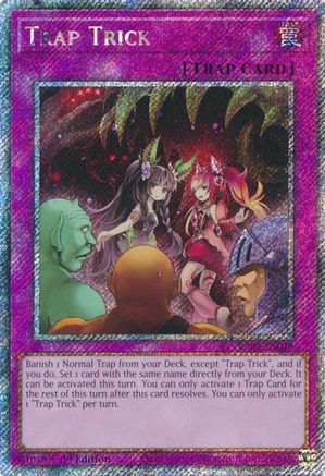 Trap Trick (Platinum Secret Rare) (RA03-EN078) - Quarter Century Bonanza 1st Edition - Premium Yugioh Single from Konami - Just $1.86! Shop now at Game Crave Tournament Store