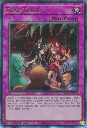 Trap Trick (PUR) (RA03-EN078) - Quarter Century Bonanza 1st Edition - Premium Yugioh Single from Konami - Just $0.39! Shop now at Game Crave Tournament Store