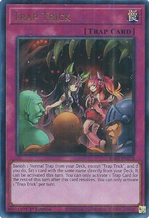 Trap Trick (UR) (RA03-EN078) - Quarter Century Bonanza 1st Edition - Premium Yugioh Single from Konami - Just $0.25! Shop now at Game Crave Tournament Store