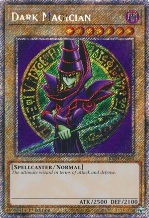 Dark Magician (Platinum Secret Rare) (RA03-EN080) - Quarter Century Bonanza 1st Edition - Premium Yugioh Single from Konami - Just $3.18! Shop now at Game Crave Tournament Store