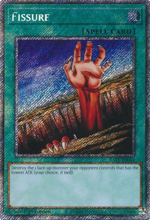 Fissure (Platinum Secret Rare) (RA03-EN084) - Quarter Century Bonanza 1st Edition - Premium Yugioh Single from Konami - Just $0.46! Shop now at Game Crave Tournament Store