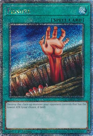Fissure (Quarter Century Secret Rare) (RA03-EN084) - Quarter Century Bonanza 1st Edition - Premium Yugioh Single from Konami - Just $7.86! Shop now at Game Crave Tournament Store