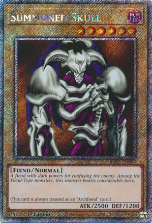 Summoned Skull (Platinum Secret Rare) (RA03-EN086) - Quarter Century Bonanza 1st Edition - Premium Yugioh Single from Konami - Just $4.03! Shop now at Game Crave Tournament Store