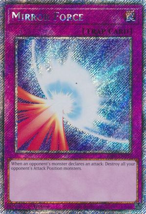 Mirror Force (Platinum Secret Rare) (RA03-EN093) - Quarter Century Bonanza 1st Edition - Premium Yugioh Single from Konami - Just $3.70! Shop now at Game Crave Tournament Store