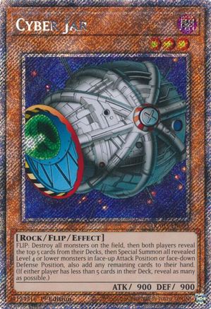 Cyber Jar (Platinum Secret Rare) (RA03-EN095) - Quarter Century Bonanza 1st Edition - Premium Yugioh Single from Konami - Just $2.07! Shop now at Game Crave Tournament Store