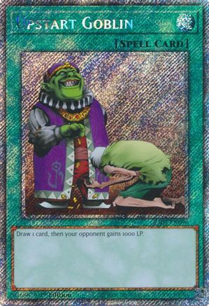 Upstart Goblin (Platinum Secret Rare) (RA03-EN096) - Quarter Century Bonanza 1st Edition - Premium Yugioh Single from Konami - Just $6.14! Shop now at Game Crave Tournament Store
