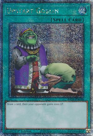 Upstart Goblin (Quarter Century Secret Rare) (RA03-EN096) - Quarter Century Bonanza 1st Edition - Premium Yugioh Single from Konami - Just $59.70! Shop now at Game Crave Tournament Store