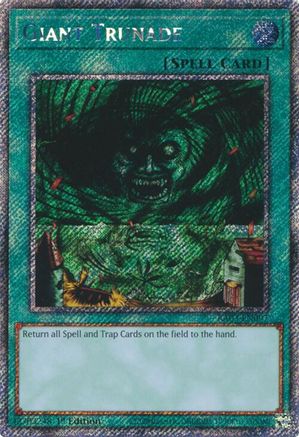 Giant Trunade (Platinum Secret Rare) (RA03-EN097) - Quarter Century Bonanza 1st Edition - Premium Yugioh Single from Konami - Just $2.08! Shop now at Game Crave Tournament Store