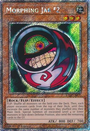 Morphing Jar #2 (Platinum Secret Rare) (RA03-EN100) - Quarter Century Bonanza 1st Edition - Premium Yugioh Single from Konami - Just $0.54! Shop now at Game Crave Tournament Store