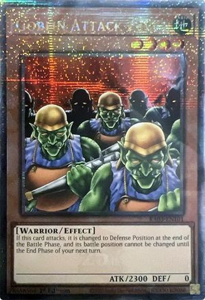 Goblin Attack Force (Quarter Century Secret Rare) (RA03-EN101) - Quarter Century Bonanza 1st Edition - Premium Yugioh Single from Konami - Just $4.90! Shop now at Game Crave Tournament Store