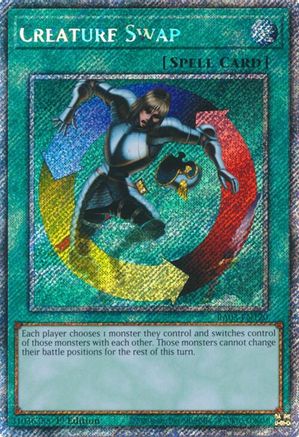 Creature Swap (Platinum Secret Rare) (RA03-EN120) - Quarter Century Bonanza 1st Edition - Premium Yugioh Single from Konami - Just $1.04! Shop now at Game Crave Tournament Store