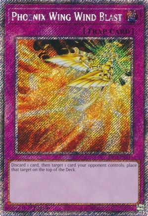 Phoenix Wing Wind Blast (Platinum Secret Rare) (RA03-EN149) - Quarter Century Bonanza 1st Edition - Premium Yugioh Single from Konami - Just $1.55! Shop now at Game Crave Tournament Store