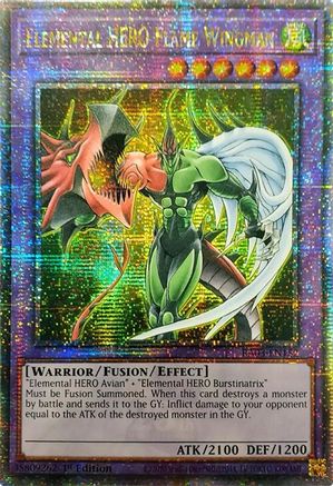 Elemental HERO Flame Wingman (Quarter Century Secret Rare) (RA03-EN152) - Quarter Century Bonanza 1st Edition - Premium Yugioh Single from Konami - Just $20.76! Shop now at Game Crave Tournament Store