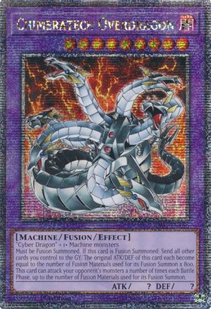 Chimeratech Overdragon (Quarter Century Secret Rare) (RA03-EN166) - Quarter Century Bonanza 1st Edition - Premium Yugioh Single from Konami - Just $5.68! Shop now at Game Crave Tournament Store