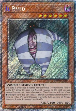 Il Blud (Platinum Secret Rare) (RA03-EN186) - Quarter Century Bonanza 1st Edition - Premium Yugioh Single from Konami - Just $0.25! Shop now at Game Crave Tournament Store