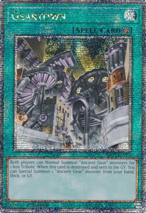 Geartown (Quarter Century Secret Rare) (RA03-EN203) - Quarter Century Bonanza 1st Edition - Premium Yugioh Single from Konami - Just $16.14! Shop now at Game Crave Tournament Store