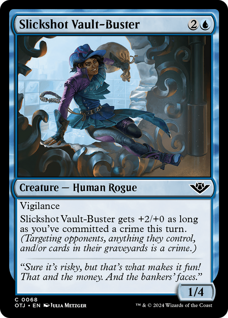 Slickshot Vault-Buster (OTJ-068) - Outlaws of Thunder Junction - Premium MTG Single from Wizards of the Coast - Just $0.25! Shop now at Game Crave Tournament Store