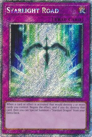 Starlight Road (Platinum Secret Rare) (RA03-EN235) - Quarter Century Bonanza 1st Edition - Premium Yugioh Single from Konami - Just $0.98! Shop now at Game Crave Tournament Store