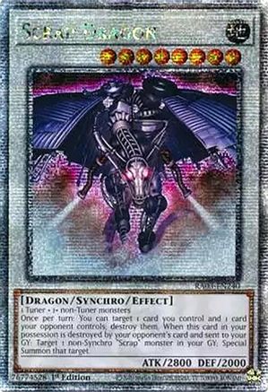 Scrap Dragon (Quarter Century Secret Rare) (RA03-EN240) - Quarter Century Bonanza 1st Edition - Premium Yugioh Single from Konami - Just $9.18! Shop now at Game Crave Tournament Store