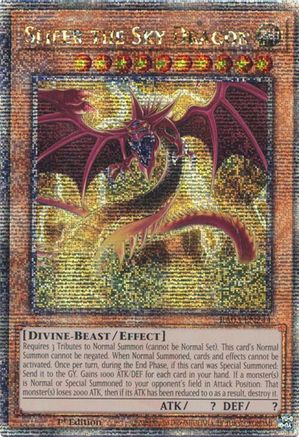 Slifer the Sky Dragon (Quarter Century Secret Rare) (RA03-EN244) - Quarter Century Bonanza 1st Edition - Premium Yugioh Single from Konami - Just $37.33! Shop now at Game Crave Tournament Store