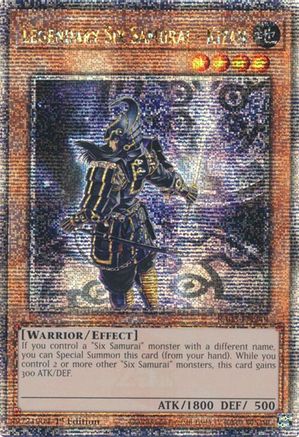 Legendary Six Samurai - Kizan (Quarter Century Secret Rare) (RA03-EN249) - Quarter Century Bonanza 1st Edition - Premium Yugioh Single from Konami - Just $15.65! Shop now at Game Crave Tournament Store