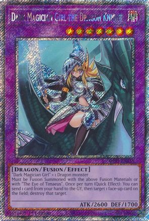 Dark Magician Girl the Dragon Knight (Platinum Secret Rare) (RA03-EN258) - Quarter Century Bonanza 1st Edition - Premium Yugioh Single from Konami - Just $4.02! Shop now at Game Crave Tournament Store