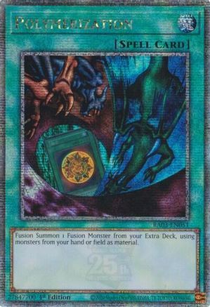 Polymerization (A) (Alternate Art) (Quarter Century Secret Rare) (RA03-EN051) - Quarter Century Bonanza 1st Edition - Premium Yugioh Single from Konami - Just $6.77! Shop now at Game Crave Tournament Store