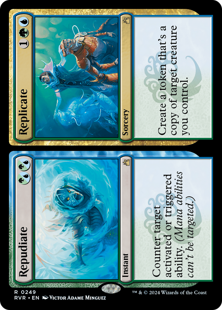 Repudiate // Replicate (RVR-249) - Ravnica Remastered Foil - Premium MTG Single from Wizards of the Coast - Just $0.25! Shop now at Game Crave Tournament Store