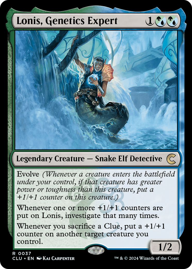 Lonis, Genetics Expert (CLU-037) - Ravnica: Clue Edition - Premium MTG Single from Wizards of the Coast - Just $3.20! Shop now at Game Crave Tournament Store