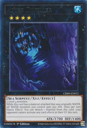 Abyss Dweller (CRBR-EN012) - Crossover Breakers 1st Edition - Premium Yugioh Single from Konami - Just $0.25! Shop now at Game Crave Tournament Store