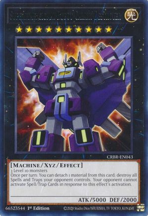 Superdimensional Robot Galaxy Destroyer (CRBR-EN043) - Crossover Breakers 1st Edition - Premium Yugioh Single from Konami - Just $0.25! Shop now at Game Crave Tournament Store
