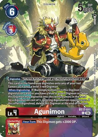 Agunimon (Legend Pack 2024 Box Topper) (BT17-011) - Chain of Liberation Foil - Premium Digimon Single from Bandai - Just $1.79! Shop now at Game Crave Tournament Store