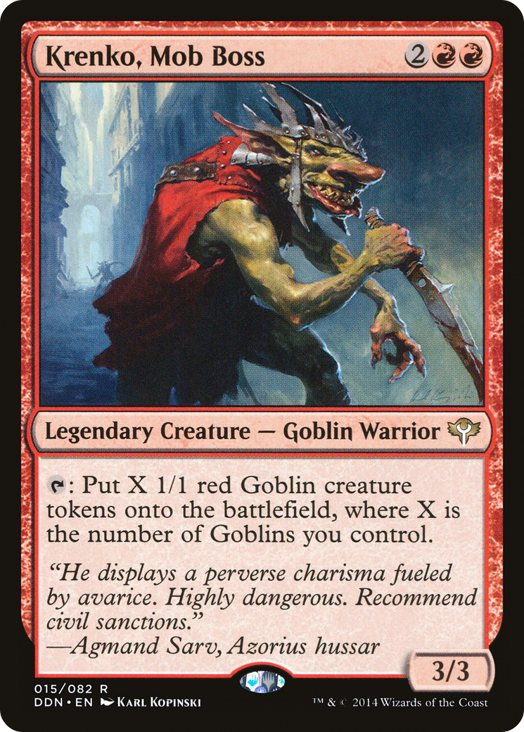 Krenko, Mob Boss (DDN-015) - Duel Decks: Speed vs. Cunning - Premium MTG Single from Wizards of the Coast - Just $0.26! Shop now at Game Crave Tournament Store