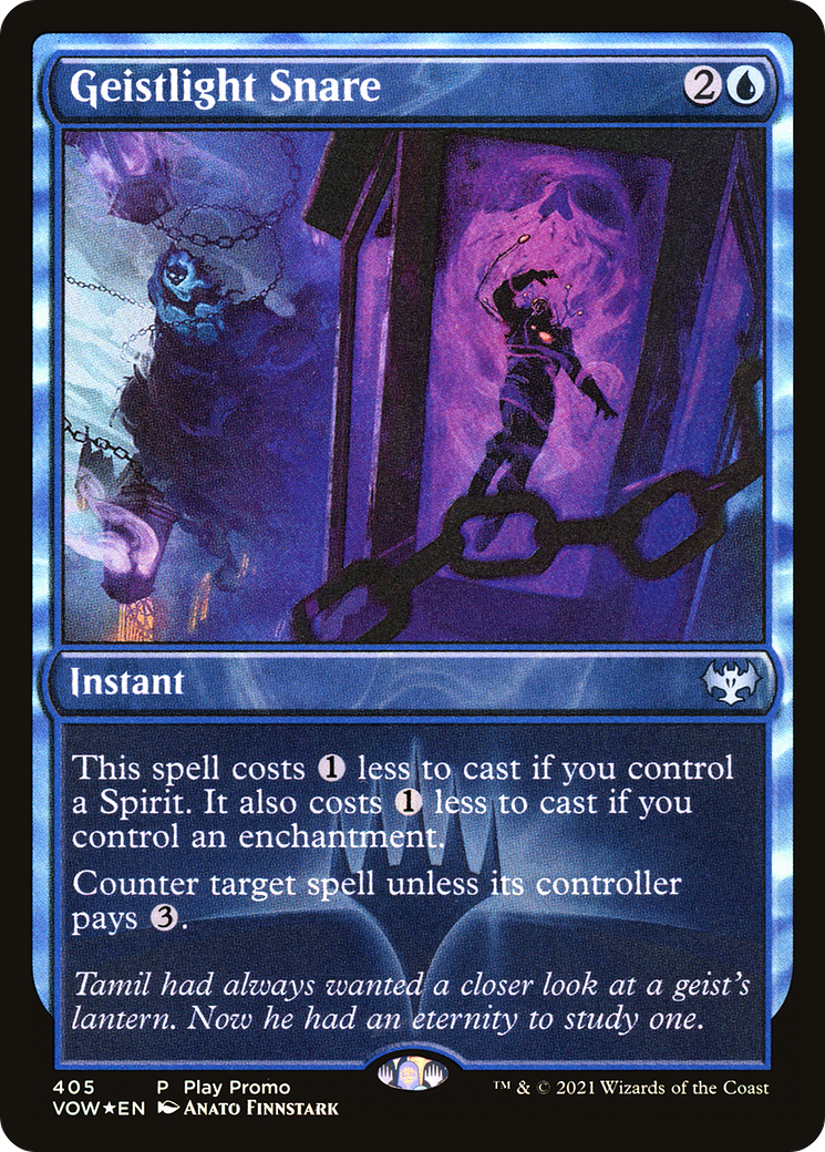 Geistlight Snare (VOW-405) - Innistrad: Crimson Vow Foil - Premium MTG Single from Wizards of the Coast - Just $0.08! Shop now at Game Crave Tournament Store
