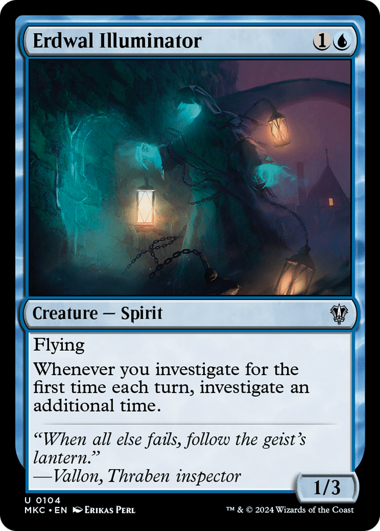 Erdwal Illuminator (MKC-104) - Murders at Karlov Manor Commander - Premium MTG Single from Wizards of the Coast - Just $0.25! Shop now at Game Crave Tournament Store