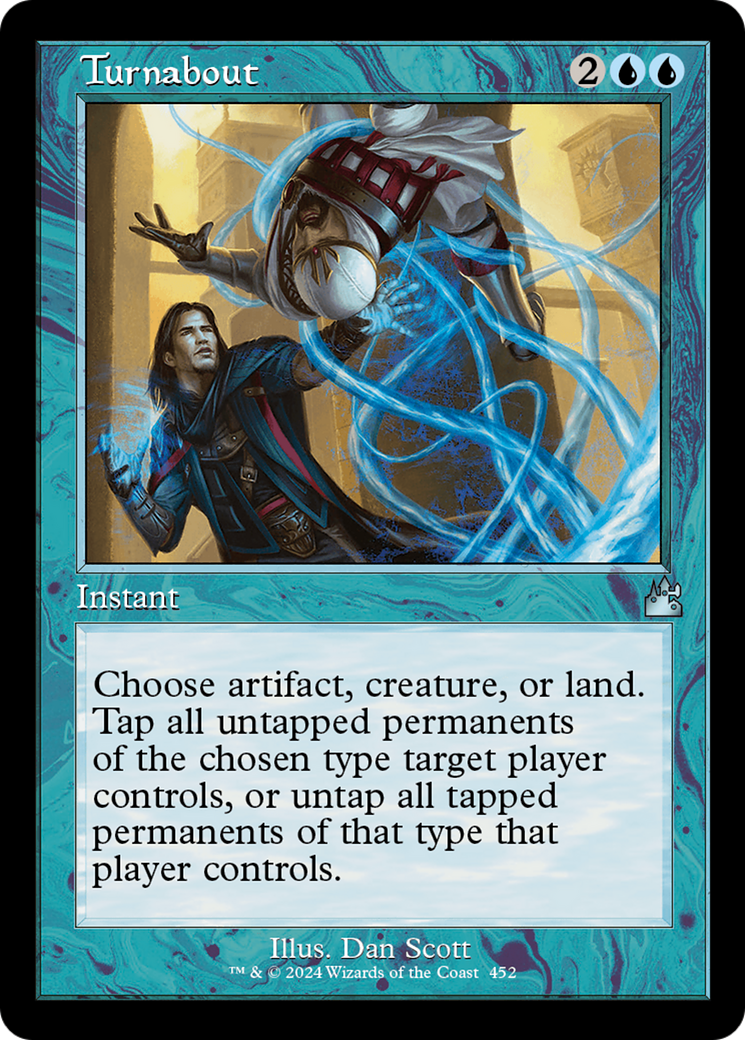 Turnabout (RVR-452) - Ravnica Remastered - Premium MTG Single from Wizards of the Coast - Just $0.25! Shop now at Game Crave Tournament Store