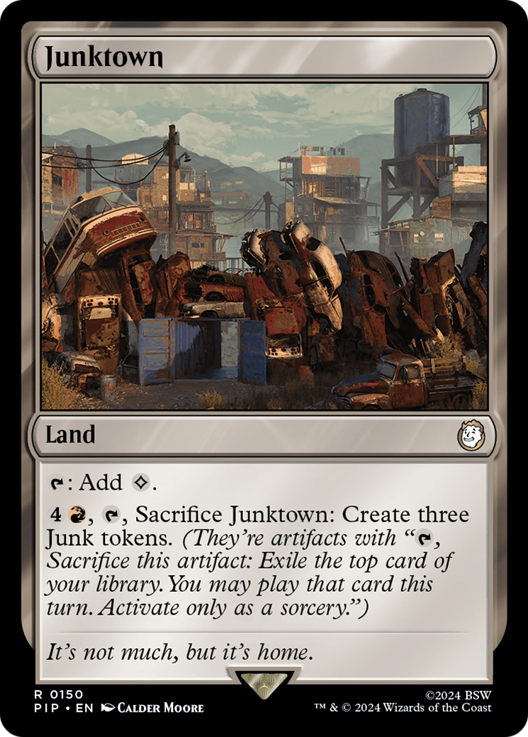 Junktown (PIP-150) - Fallout - Premium MTG Single from Wizards of the Coast - Just $0.25! Shop now at Game Crave Tournament Store