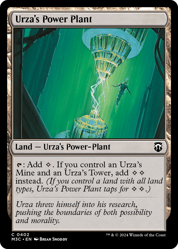 Urza's Power Plant (M3C-402) - Modern Horizons 3 Commander Foil - Premium MTG Single from Wizards of the Coast - Just $0.75! Shop now at Game Crave Tournament Store