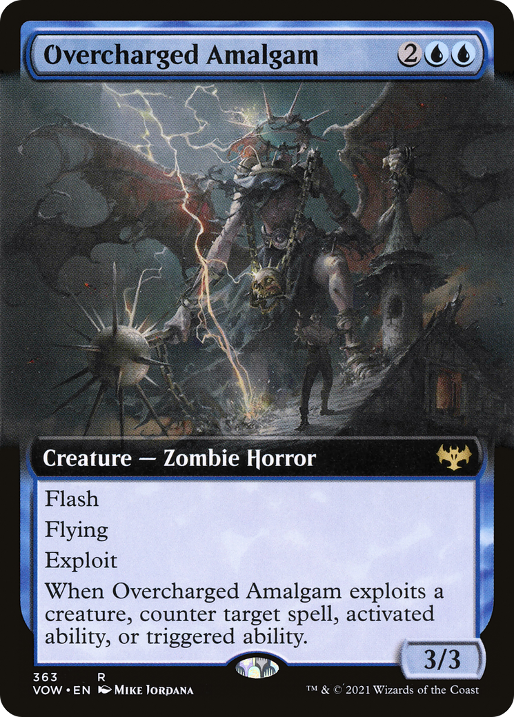 Overcharged Amalgam (VOW-363) - Innistrad: Crimson Vow: (Extended Art) - Premium MTG Single from Wizards of the Coast - Just $0.22! Shop now at Game Crave Tournament Store