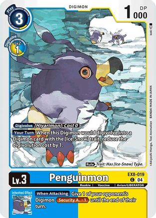 Penguinmon (EX8-019) - Chain of Liberation - Premium Digimon Single from Bandai - Just $0.25! Shop now at Game Crave Tournament Store